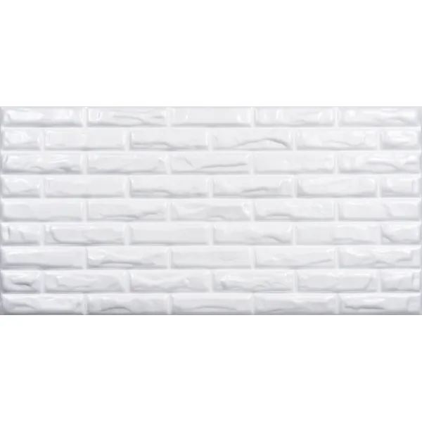 Decorative panel BRICK WHITE