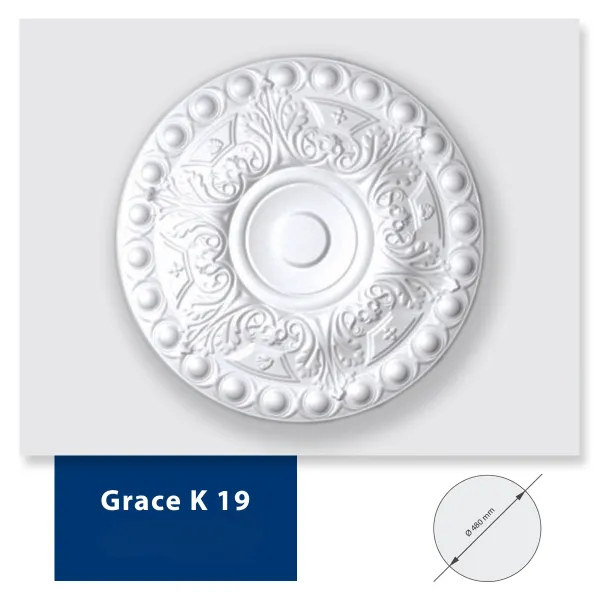 Stuckrosette Grace (K19)