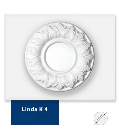 Stuckrosette Linda (K4)