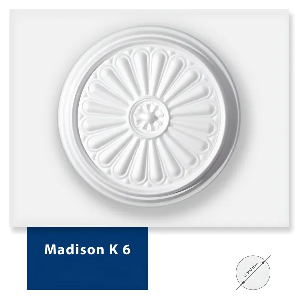 Stuckrosette Madison (K6)