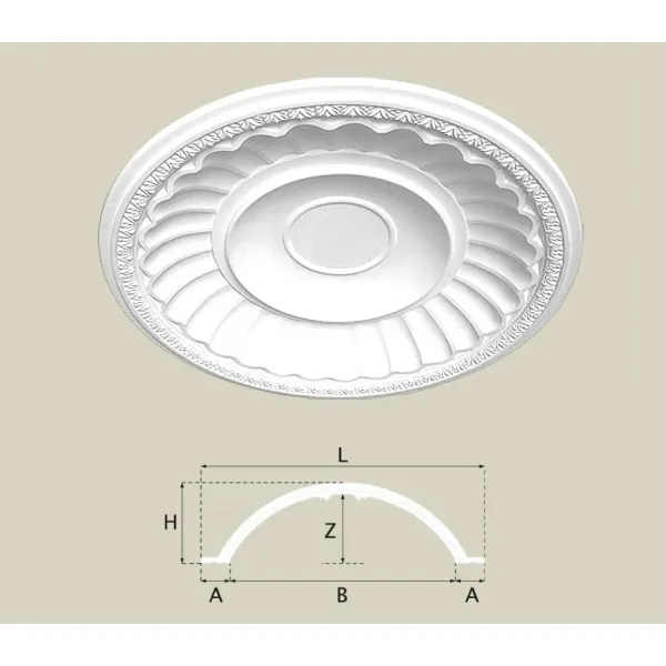 Dekorelement für Decken R-04