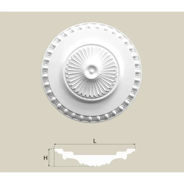 R-21  Deckenrosette Stuck...