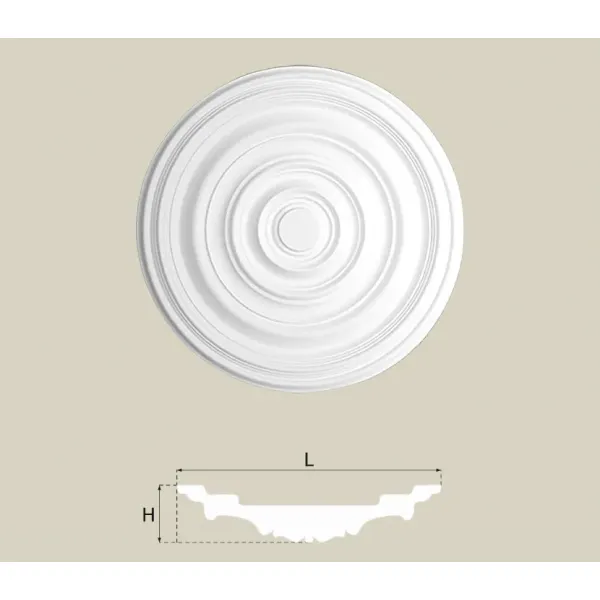 Stuckrosette R-13 Ø 74 cm