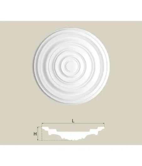 Stuckrosette R-13 Ø 74 cm