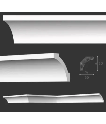 NMC Stuckleisten,NMC Zierprofile - 10 Meter LX-65