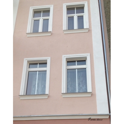10 Meter Fassadenleiste Außenverkleidung Gesims Unterfenster Stuck G-12 150x60