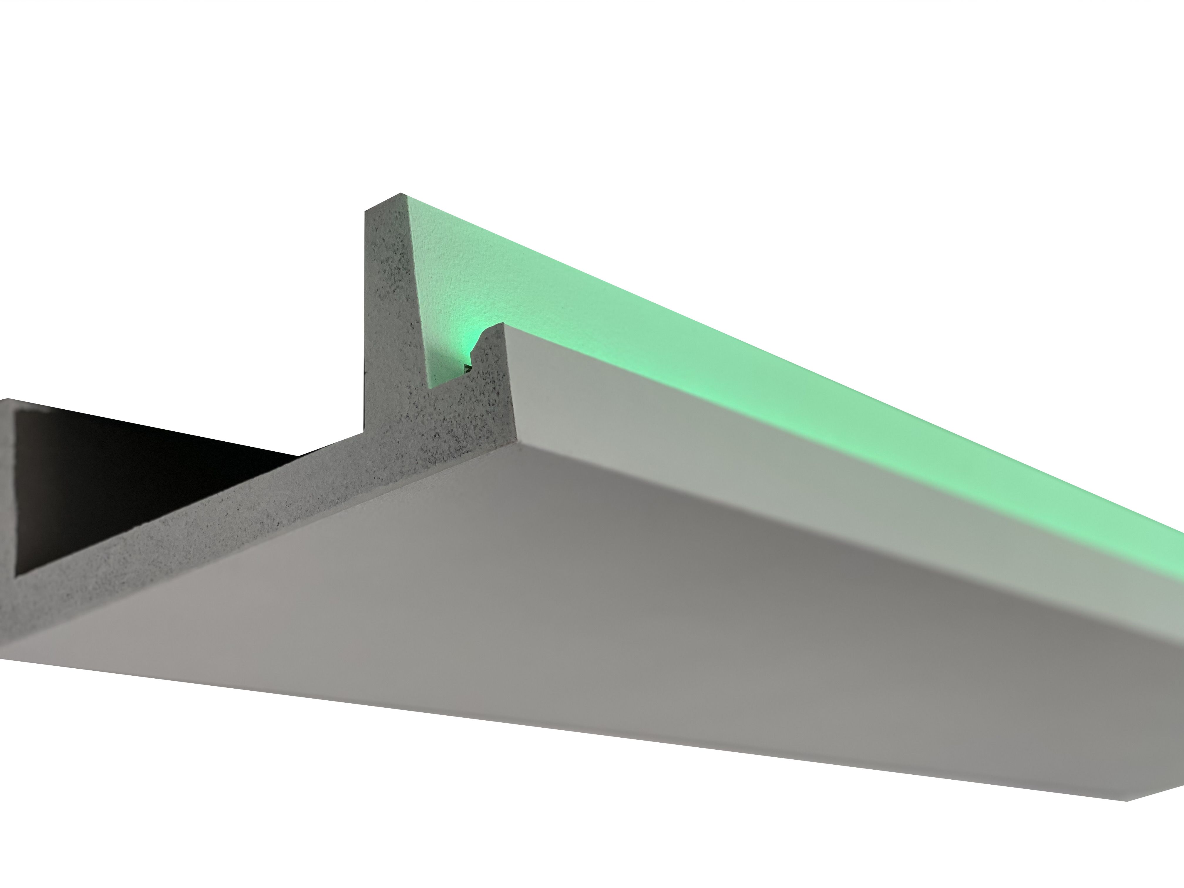 12 Meter LED Band Profil Stuckleiste für indirekte Beleuchtung XPS OL-3 