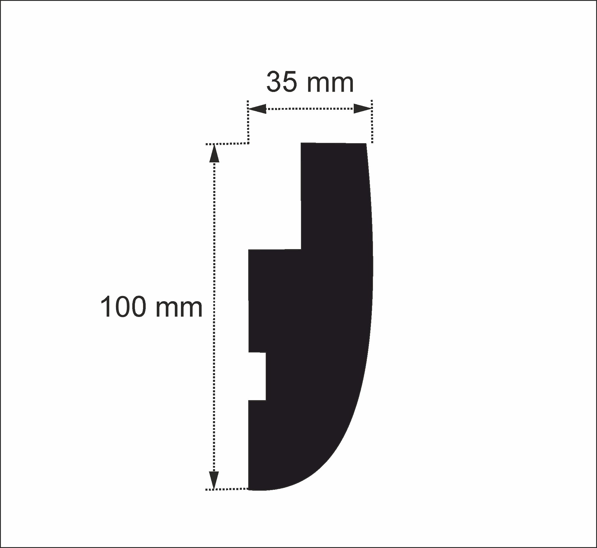 20 Meter Stuckleiste für indirekte Beleuchtung Profil LED Kasten OL-6