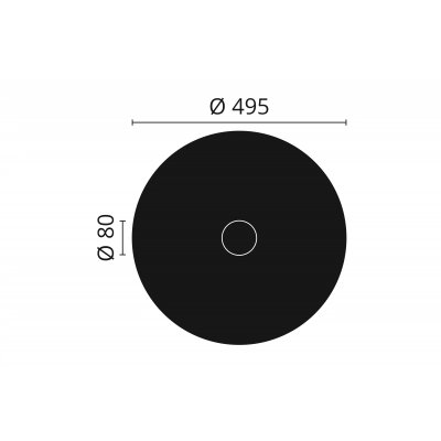 Stuckrosette grundiert R8 ARSTYL® NMC